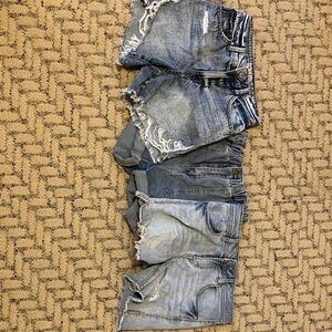 Bundle of denim shorts size 3/4